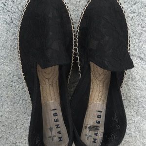 Black espadrilles